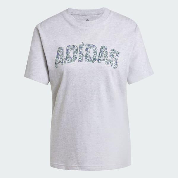 adidas Tech Illustrate Graphic Tee True Pink XS Womens Product Image
