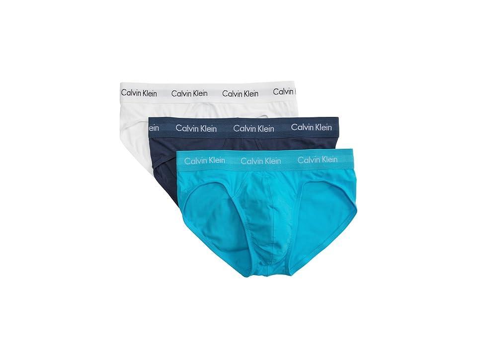 Men's Calvin Klein 3-pack Cotton Stretch Briefs, Size: Small, White Product Image