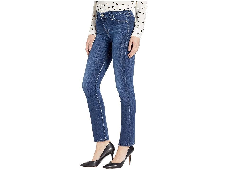 Mari High-Rise Slim Straight Jeans Product Image