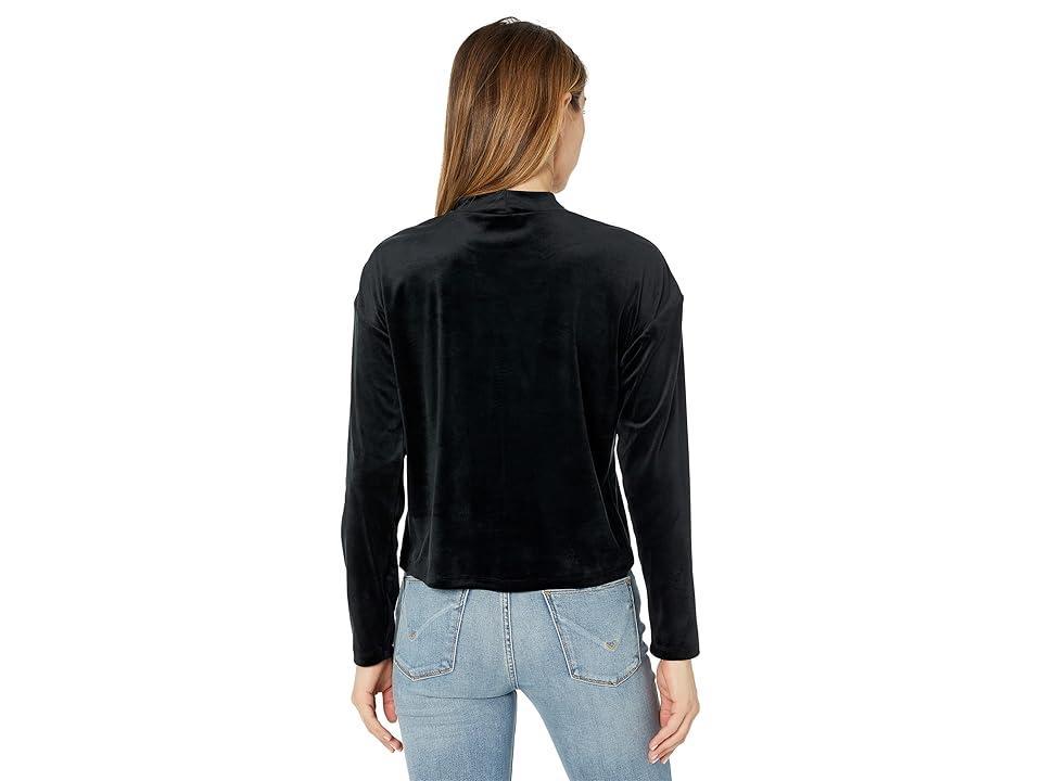 1.STATE Drop Shoulder High Neck Top (Rich ) Women's Sweater Product Image