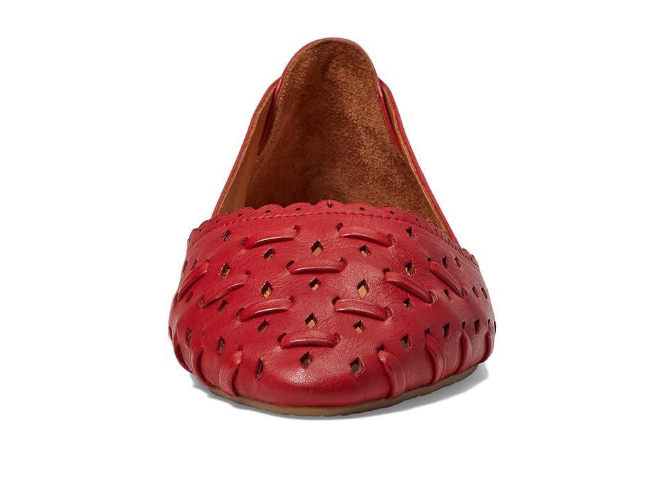 Spring Step Women's Delorse Ballet Flats, Size: 38, Red Product Image