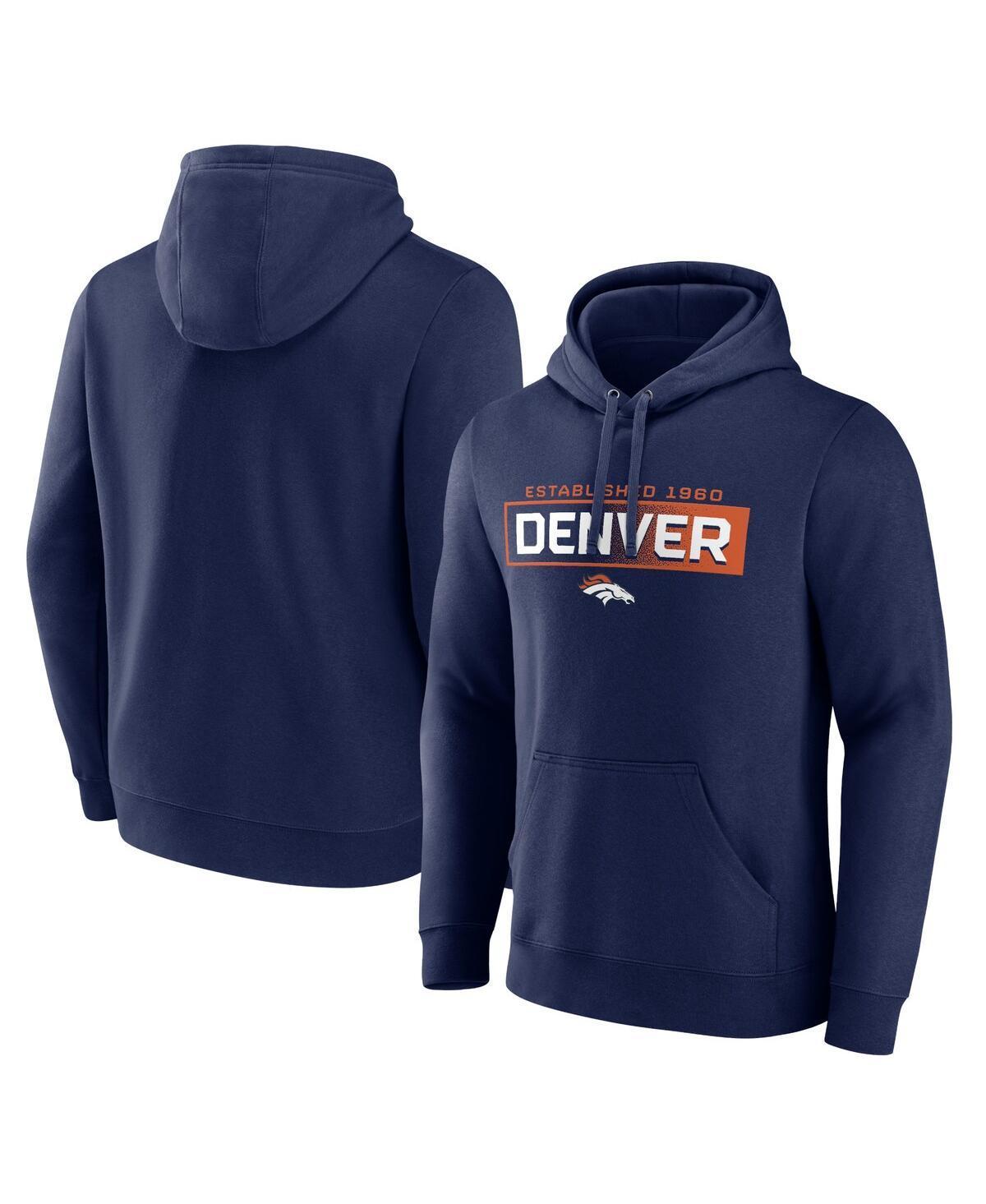 Men's Fanatics Branded College Navy Seattle Seahawks Down The Field Pullover Hoodie, Size: 4XB, Blue Product Image