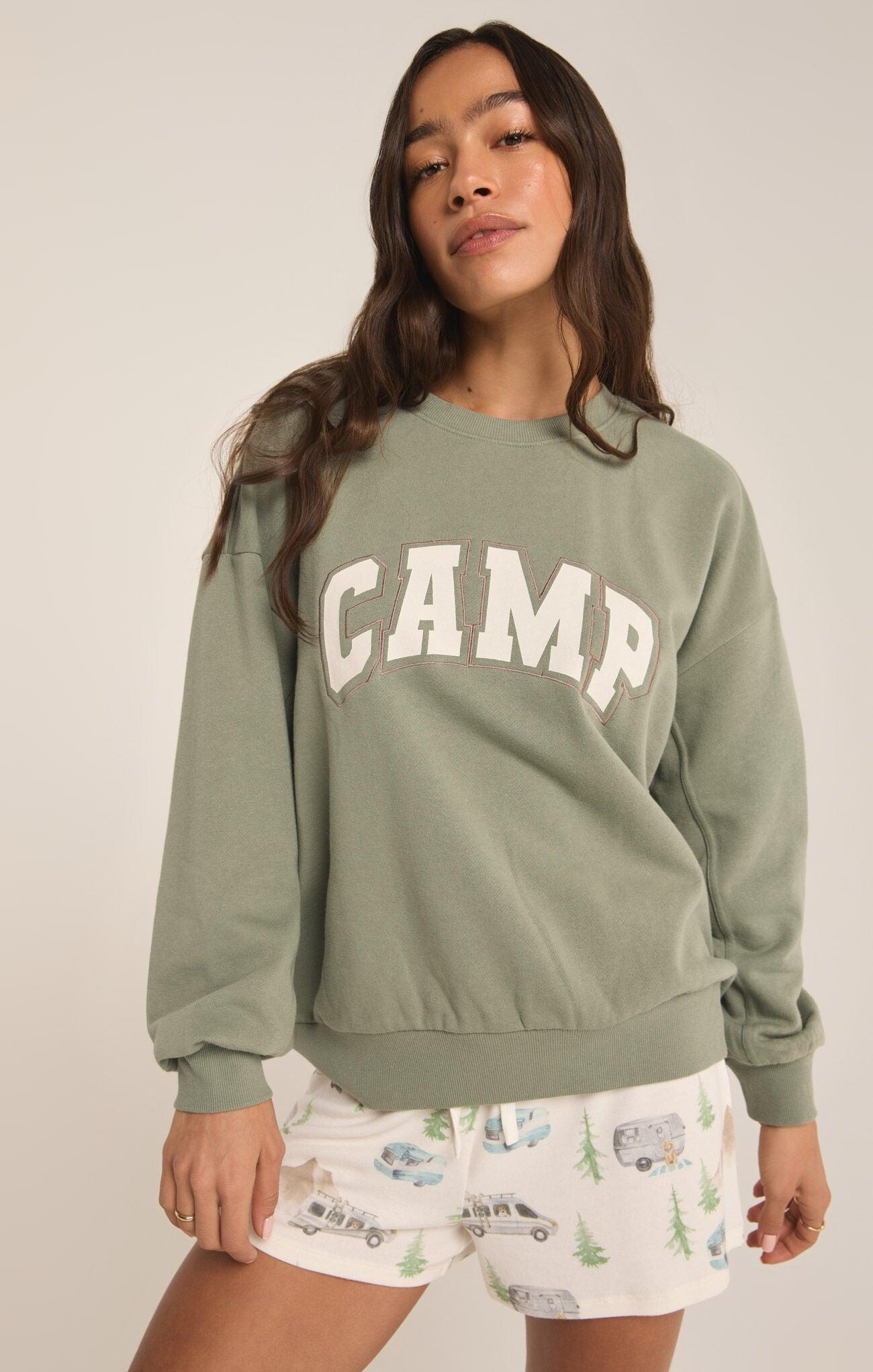 OVERSIZED CAMP SWEATSHIRT *FS Product Image