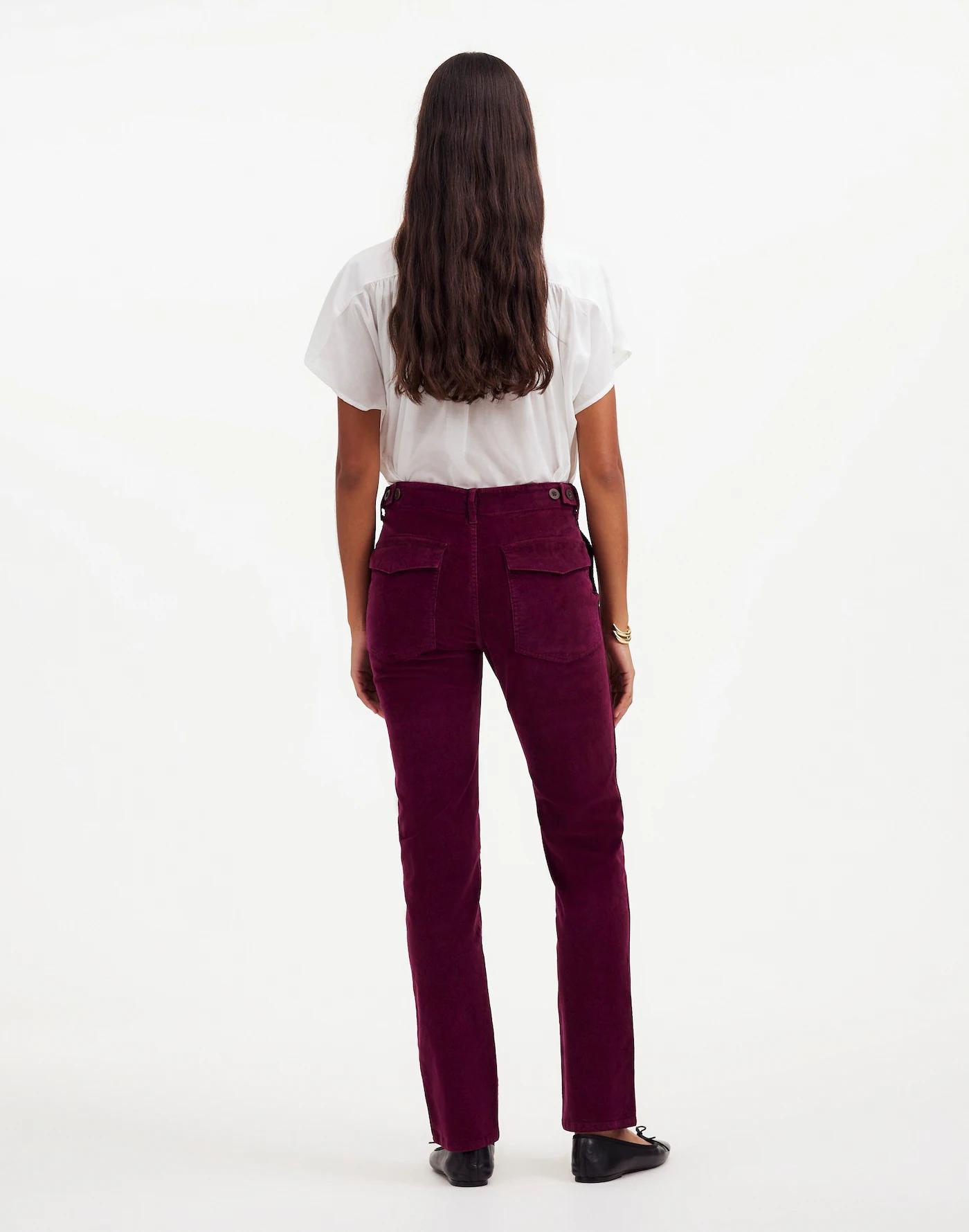 The Tall Slim Straight Trouser Pant in Garment Dye Corduroy Product Image