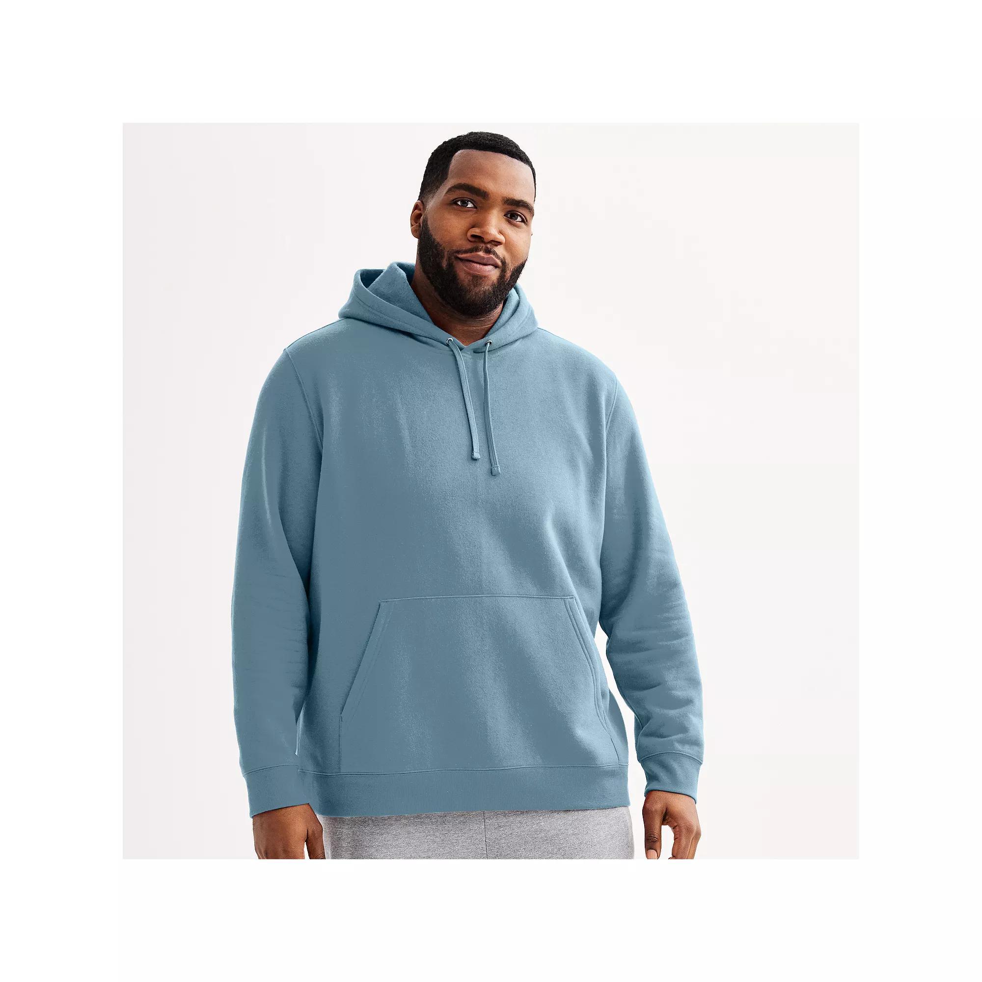 Big & Tall Tek Gear® Ultra Soft Pullover Hoodie, Men's, Size: 3XB, Casting Blue Product Image