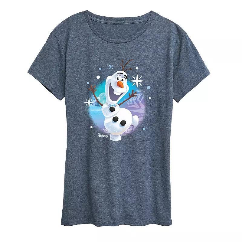 Disney's Frozen 2 Women's This Snowman Can Graphic Tee, Girl's, Size: Small, Grey Royal Blue Product Image