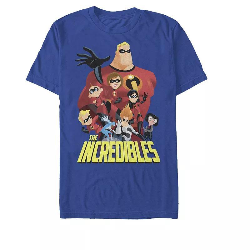 Disney / Pixar's The Incredibles Men's Group Shot Classic Tee, Size: XL, Royal Product Image