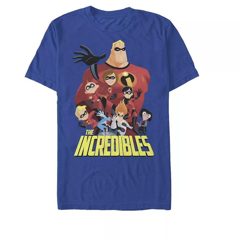 Disney / Pixar's The Incredibles Men's Group Shot Classic Tee, Size: XL, Royal Product Image