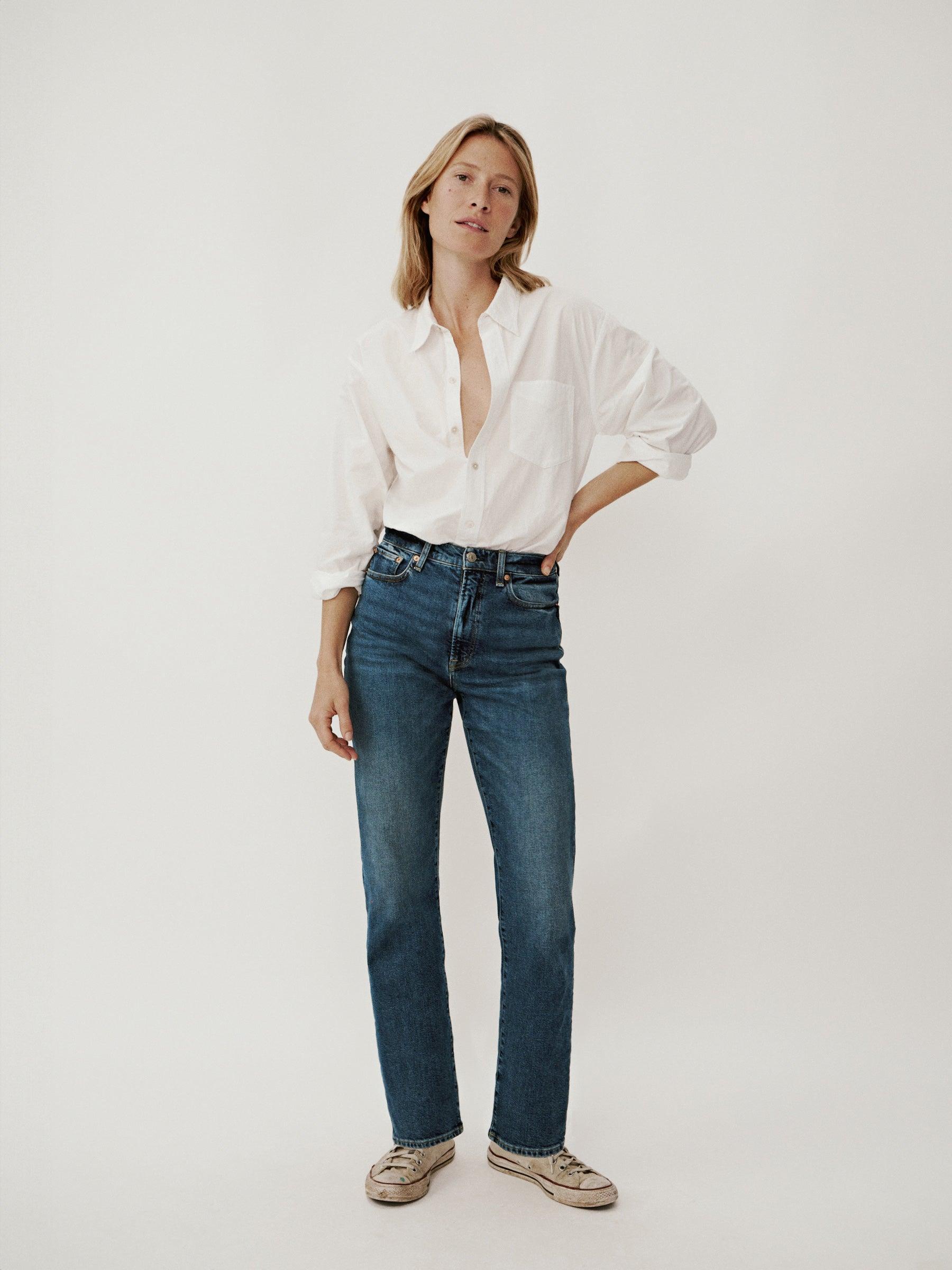 White Mainstay Cotton Shirt Product Image