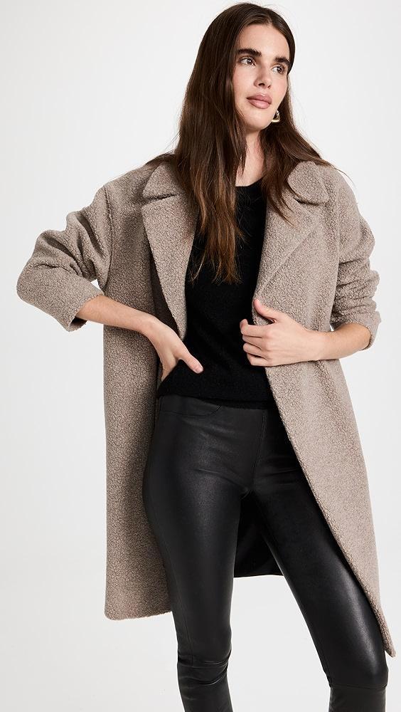 Harris Wharf London Dropped Shoulder Boucle Coat | Shopbop Product Image