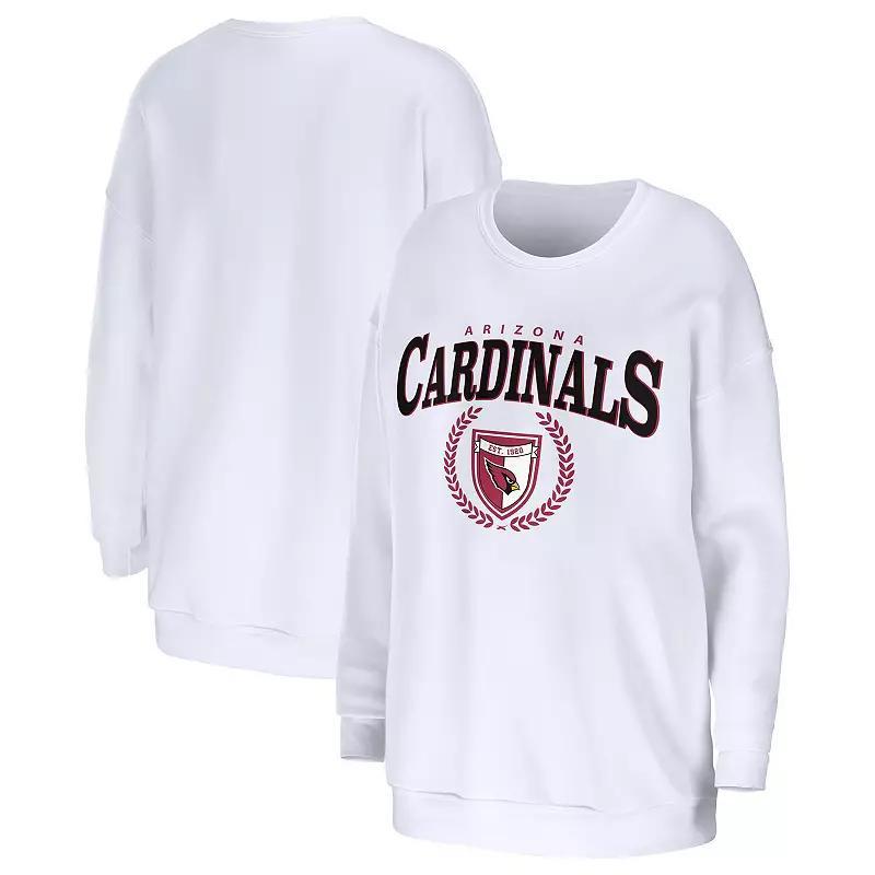 Womens WEAR by Erin Andrews Arizona Cardinals Oversized Pullover Sweatshirt Product Image