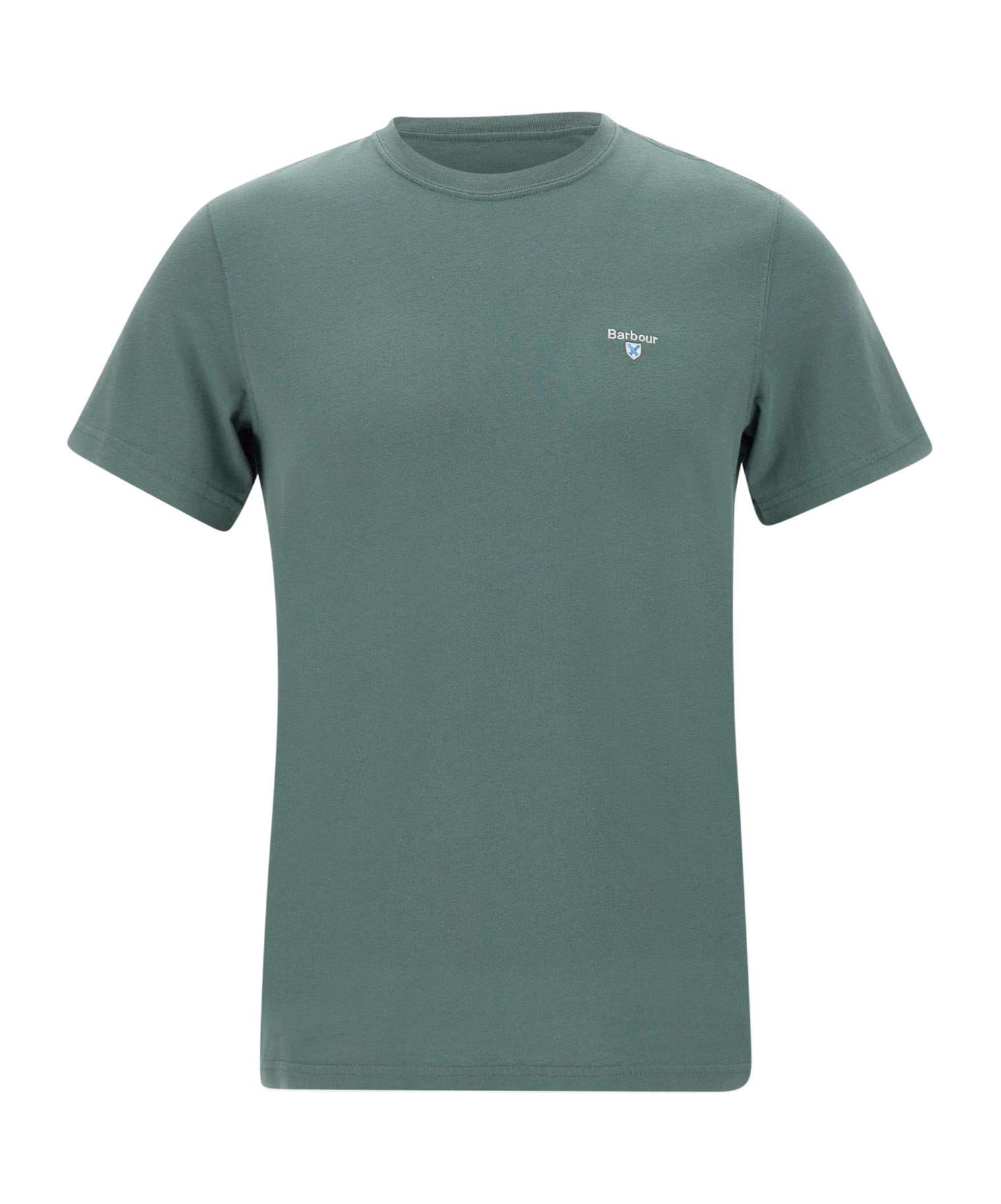 BARBOUR Open-necked Black Shirt In Green Product Image
