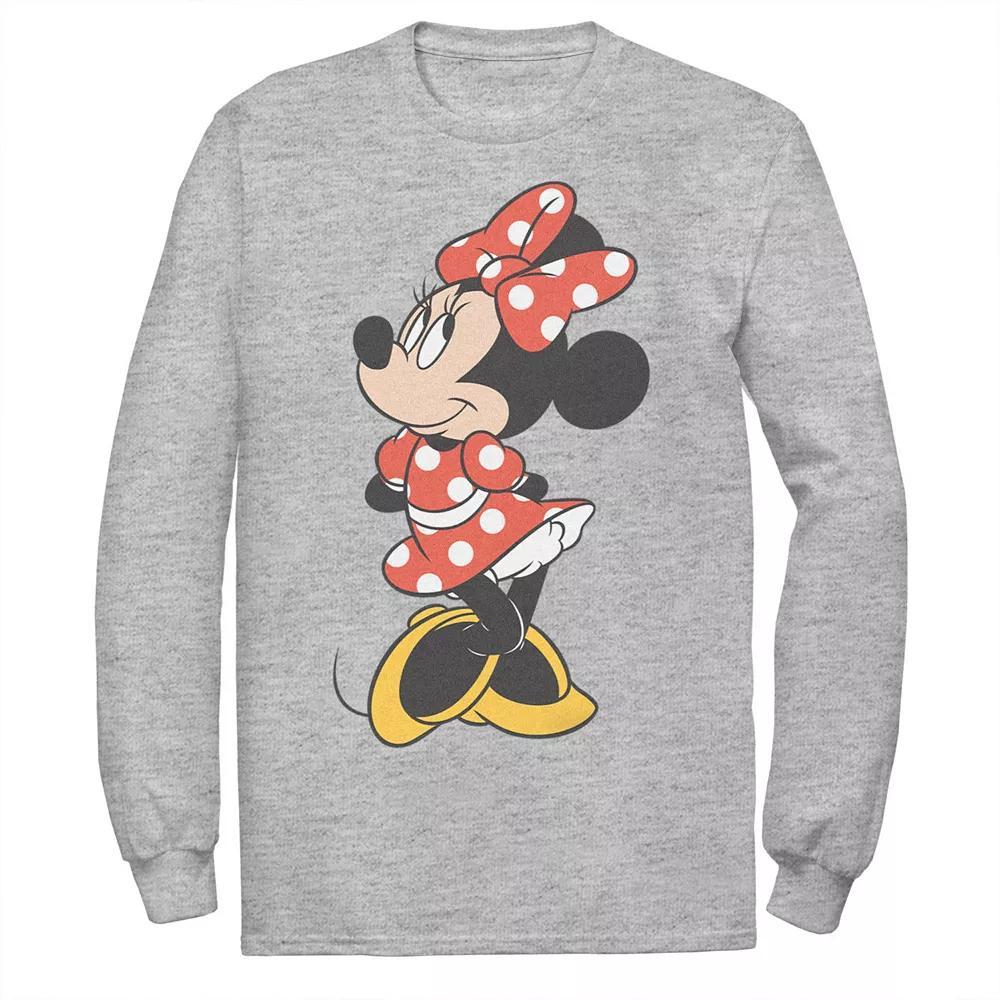 Men's Disney's Minnie Mouse Traditional Pose Tee, Size: Small, Athletic Grey Product Image