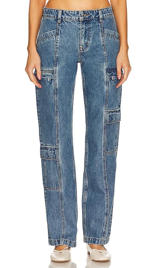 Naomi Low Rise Slim Cargo GRLFRND Product Image