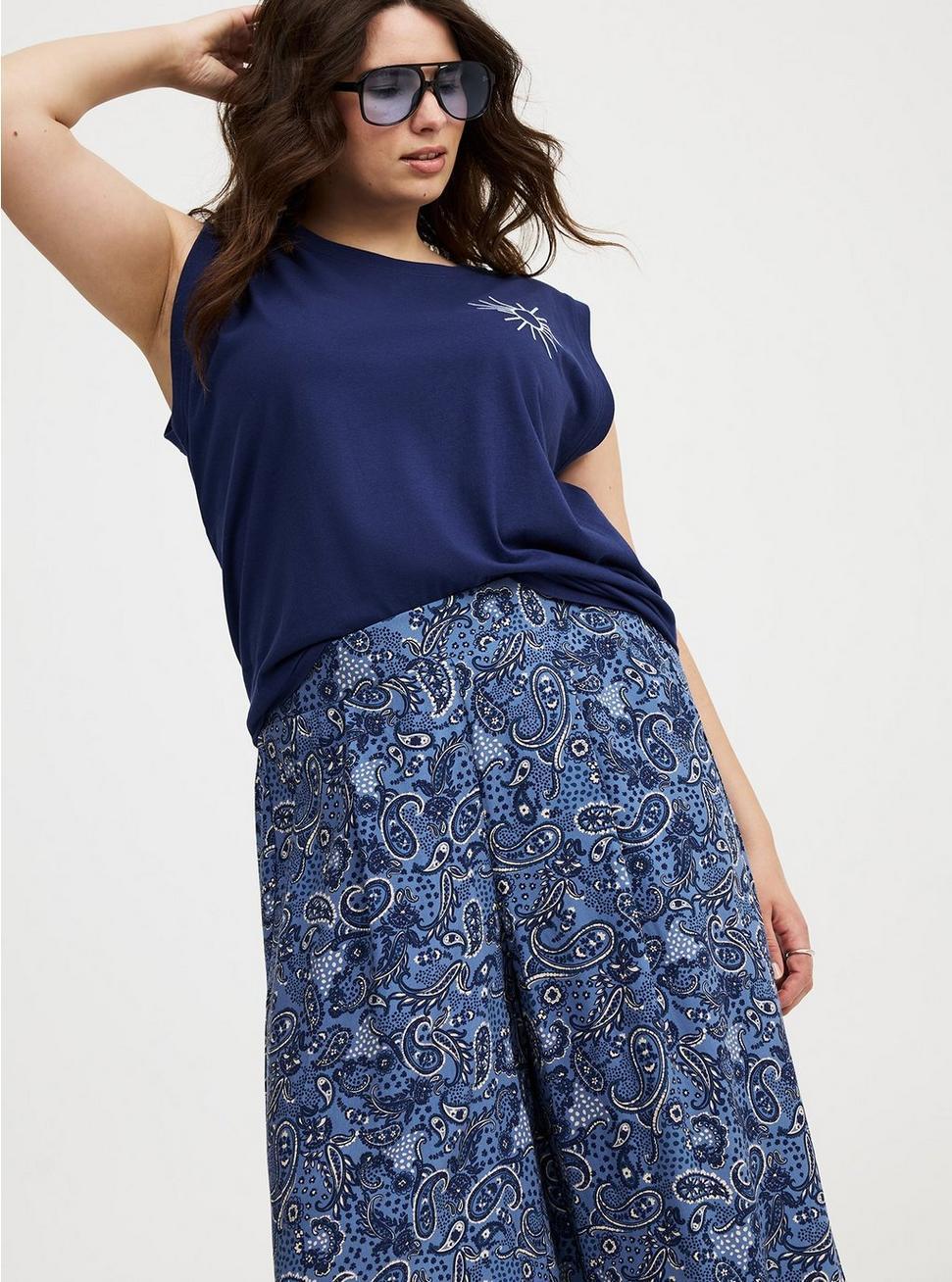 High-Rise Pull-On Wide-Leg Pant Product Image