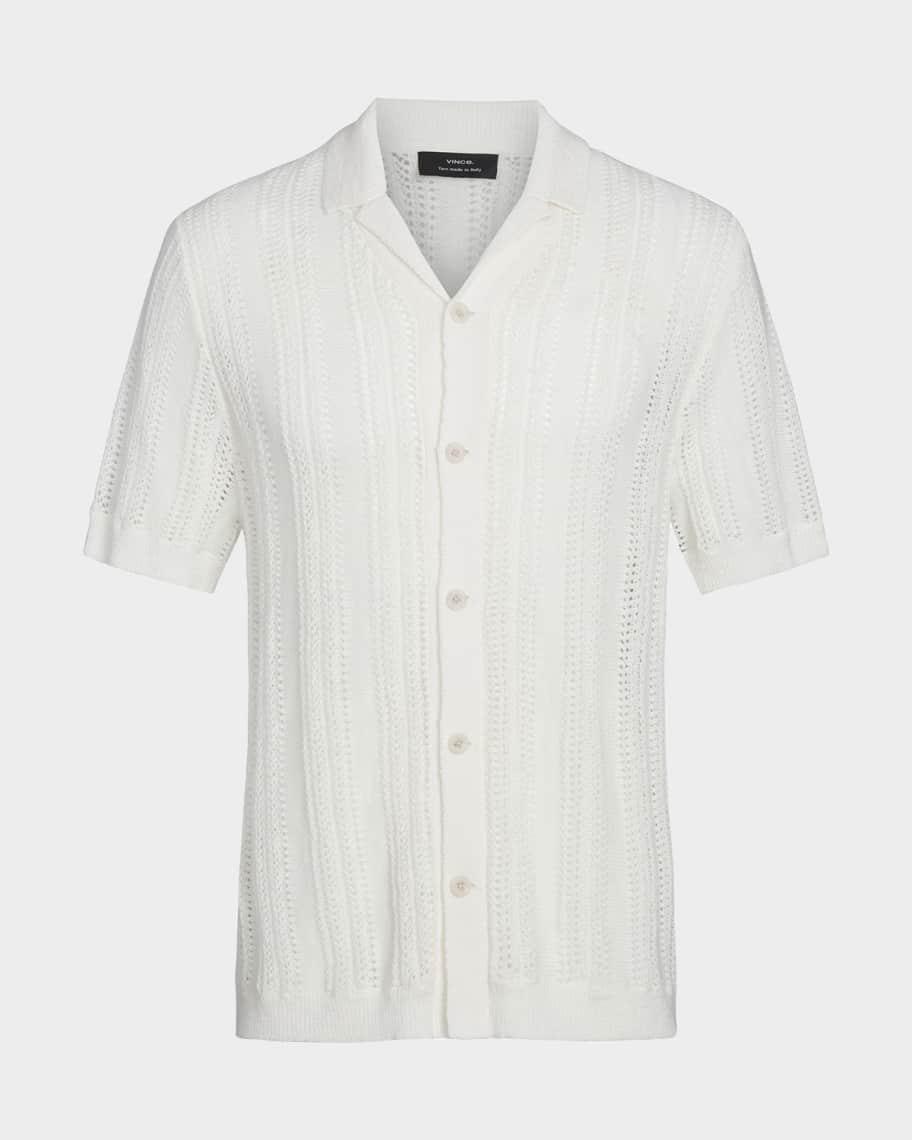 Mens Crochet Cabana Shirt Product Image