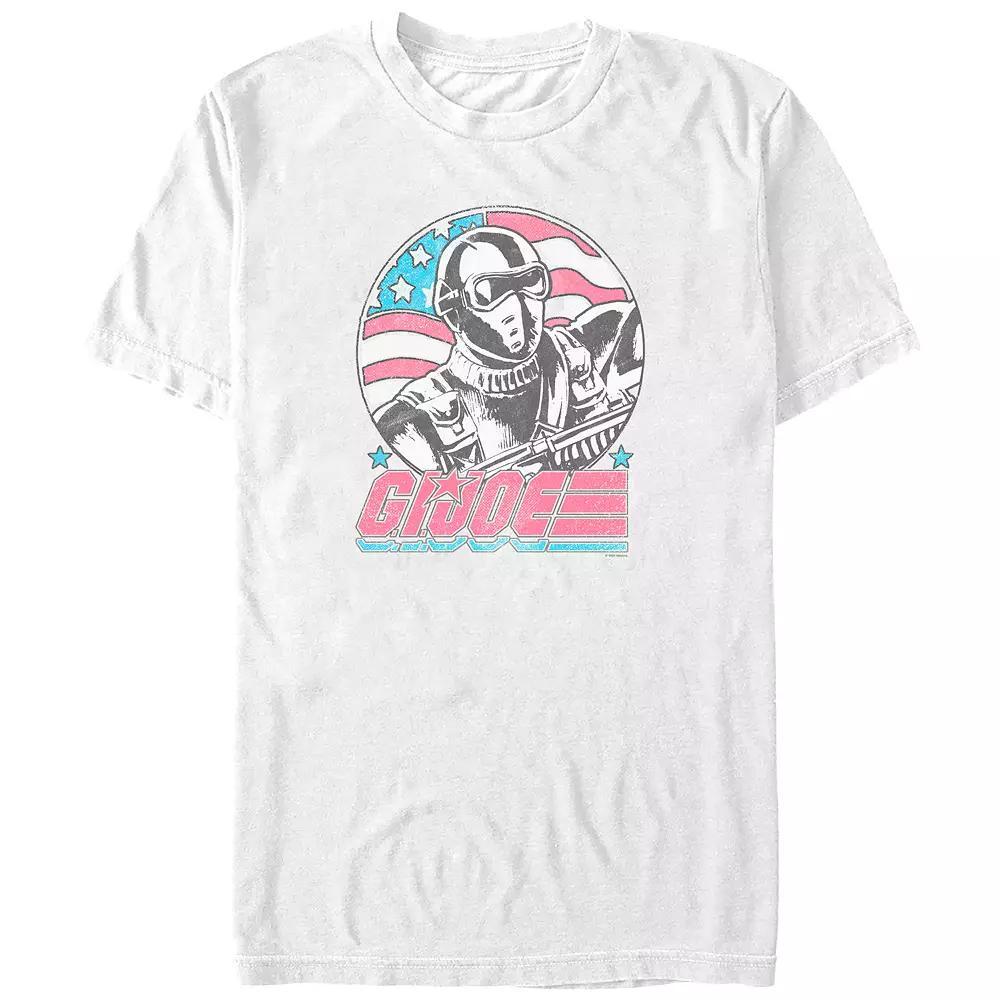 Big & Tall G.I. Joe USA Stamp Graphic Tee, Men's, Size: 3XB, White Product Image