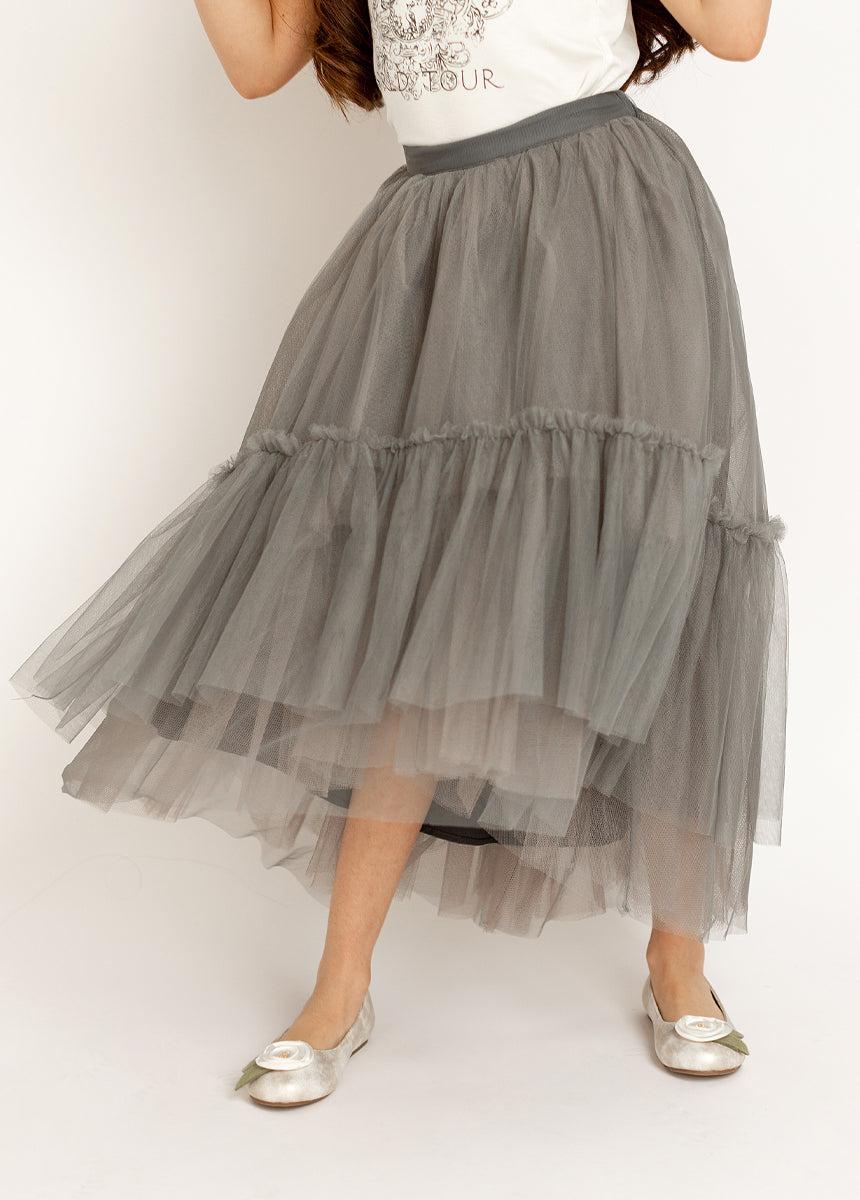 Brigitte Skirt in Gray Girls Product Image