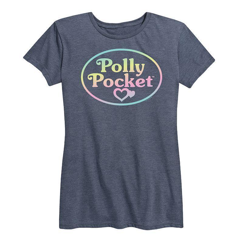 Womens Polly Pocket Ombre Logo Graphic Tee Product Image