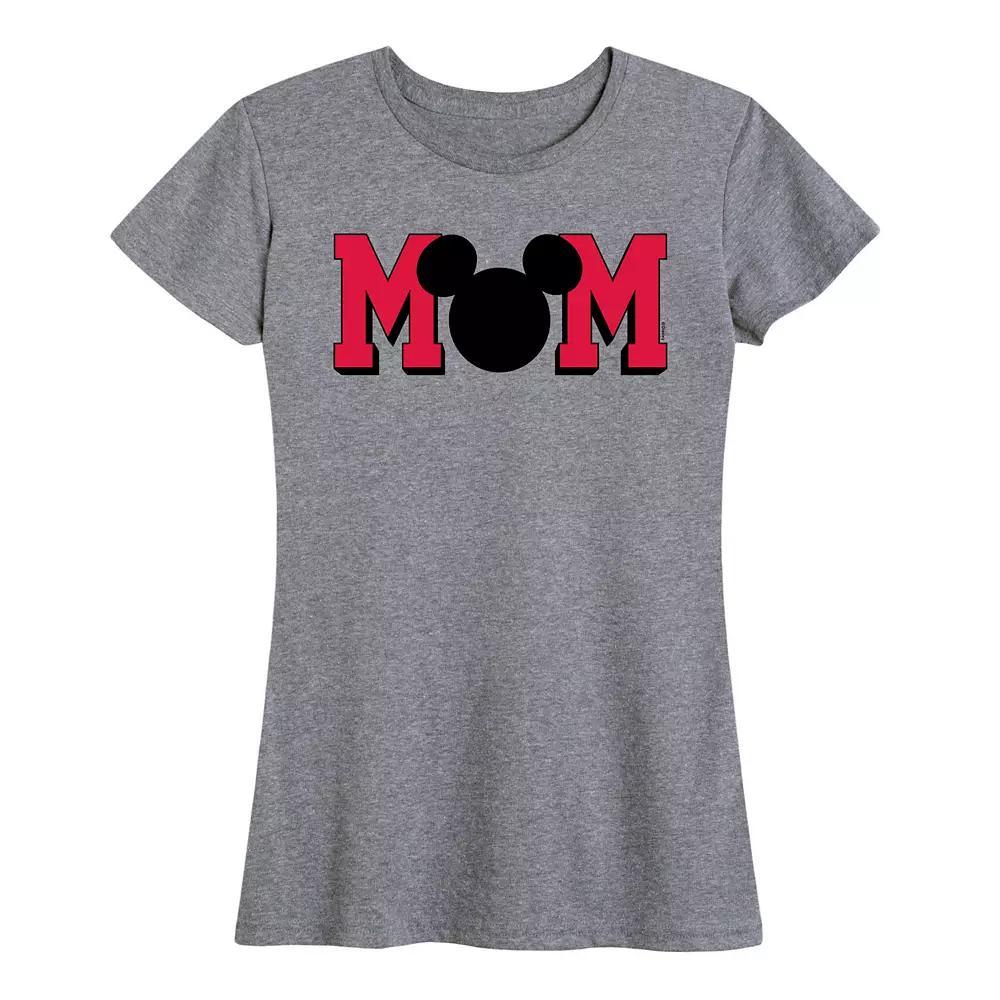 Disneys Mickey Mouse Womens Mom Graphic Tee Product Image