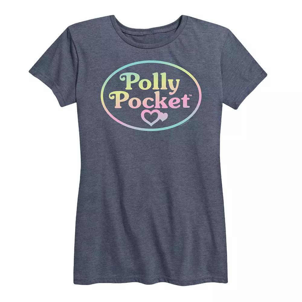 Womens Polly Pocket Ombre Logo Graphic Tee Product Image