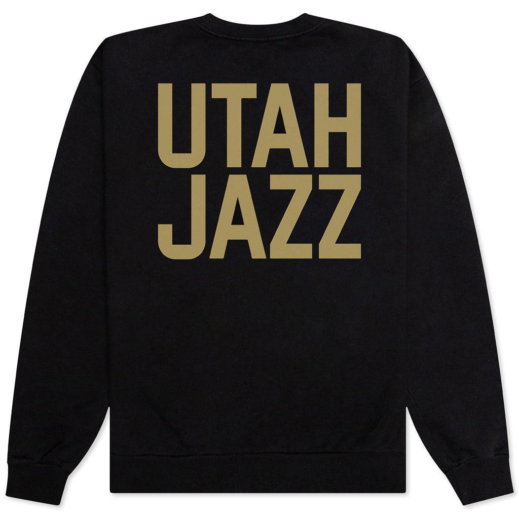 NBA Utah Jazz High Note Crewneck Sweater - Black Male Product Image