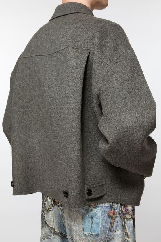 Wool zipper jacket Product Image