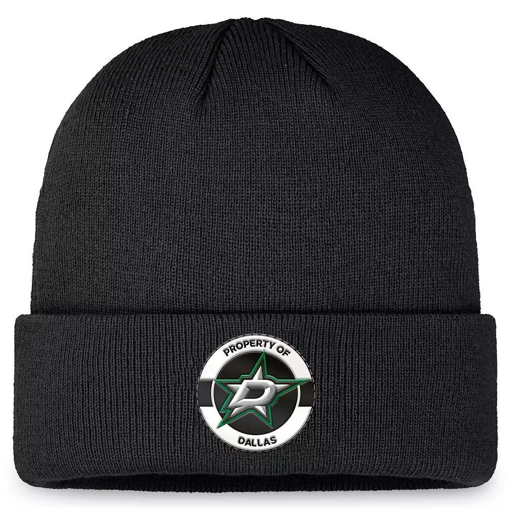 Men's Fanatics Black Boston Bruins Authentic Pro Cuffed Knit Hat Product Image