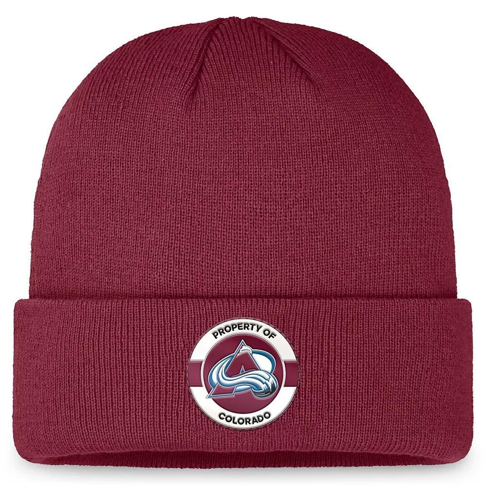 Men's Fanatics Red Calgary Flames Authentic Pro Cuffed Knit Hat, Flm Red Product Image