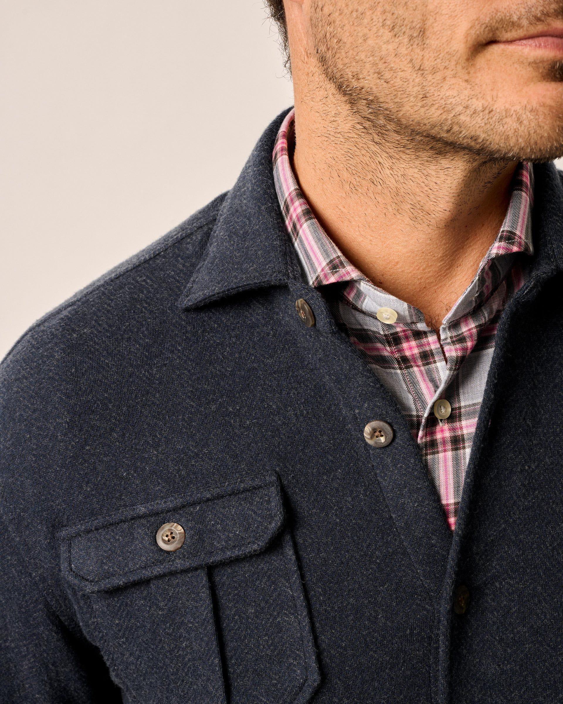 Briggs Stretch Knit Flannel Lodge Shirt Male Product Image
