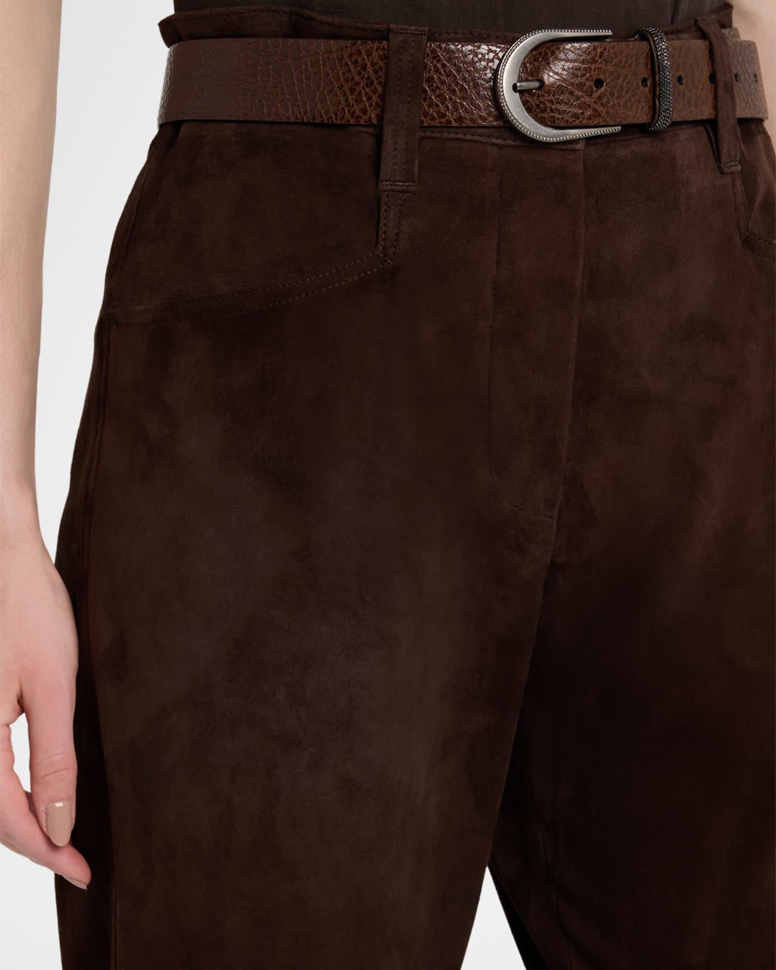 Suede Equestrian Pants Product Image