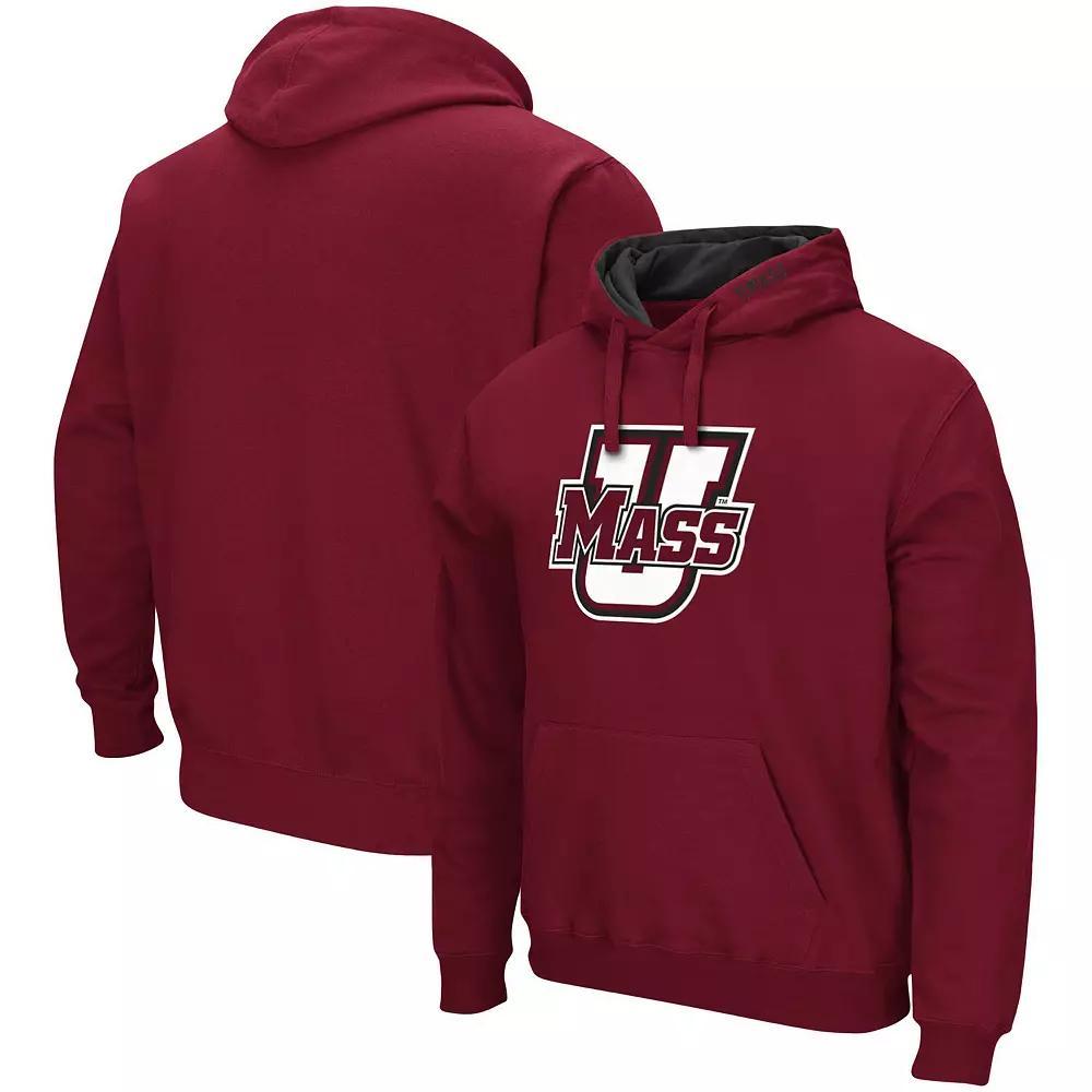 Men's Colosseum Charcoal Oklahoma State Cowboys Arch & Logo 3.0 Pullover Hoodie, Size: Medium Product Image