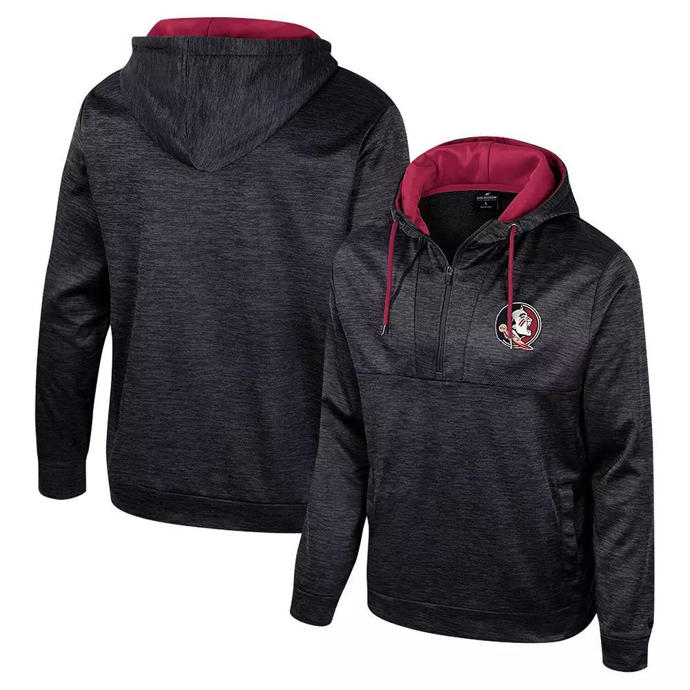 Men's Colosseum Purple Clemson Tigers Cypher Half-Zip Hoodie, Size: Large Product Image