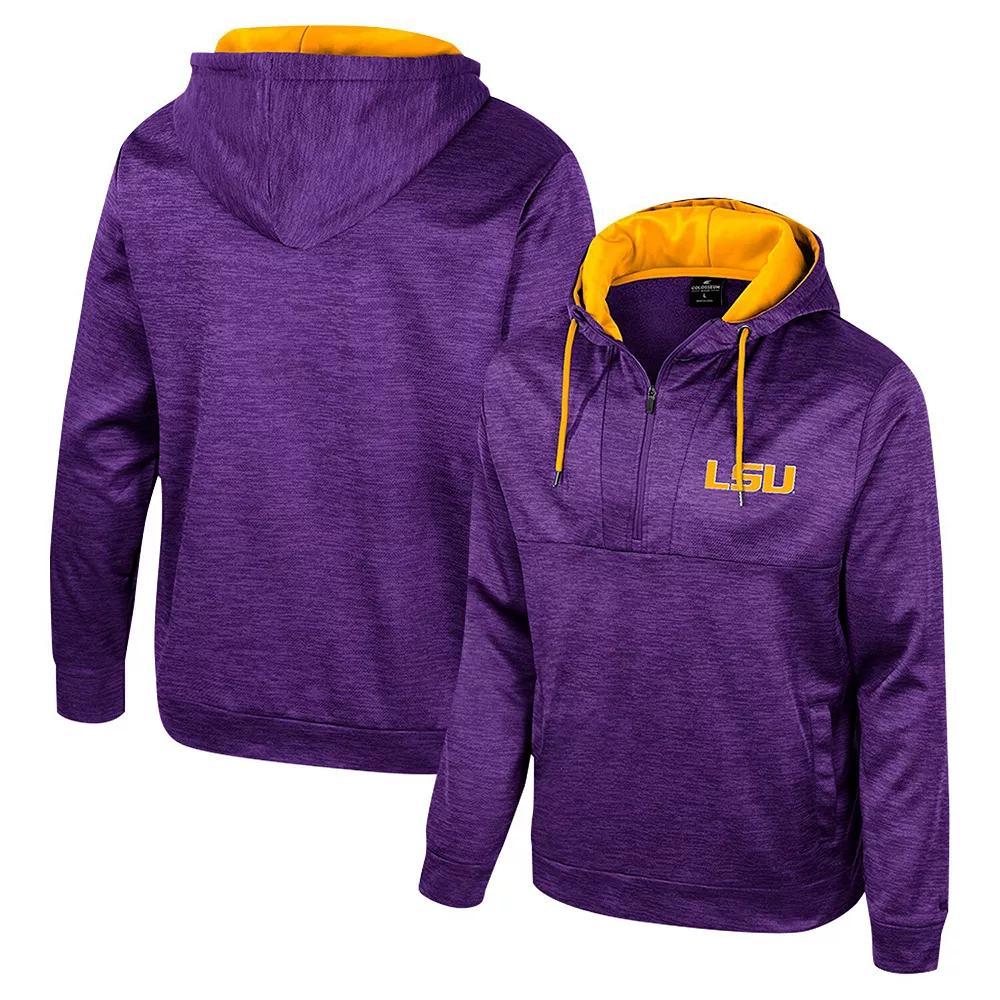 Men's Colosseum Navy Michigan Wolverines Cypher Half-Zip Hoodie, Size: Large, Blue Product Image