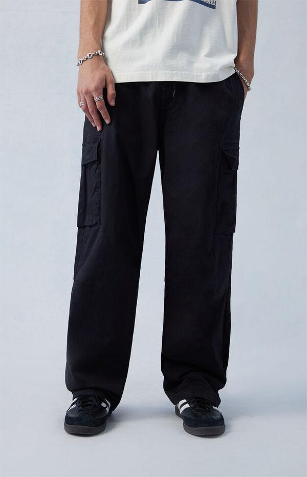 Men's Stretch Canvas Baggy Cargo Pants - Product Image
