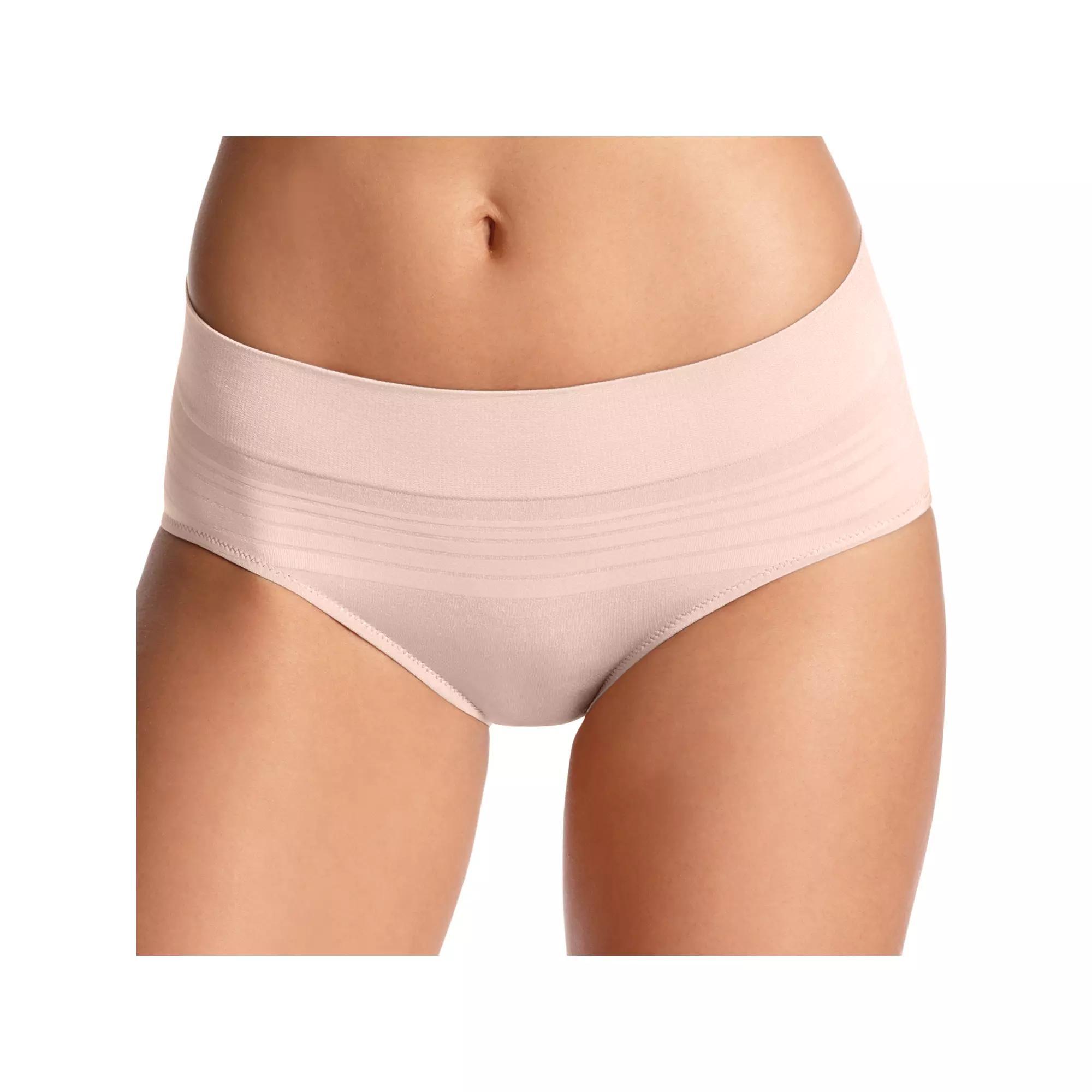 Warners No Pinching, No Problems® Dig-Free Comfort Waist Smooth and Seamless Hipster RU0501P, Women's, Size: XL, Toasted Brown Product Image