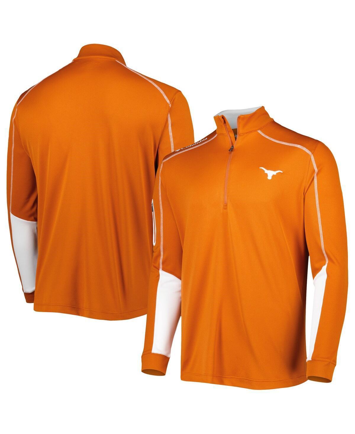 Men's Columbia Texas Orange Texas Longhorns Shotgun 2.0 Omni-Wick Quarter-Zip Jacket, Size: XL, Team Product Image