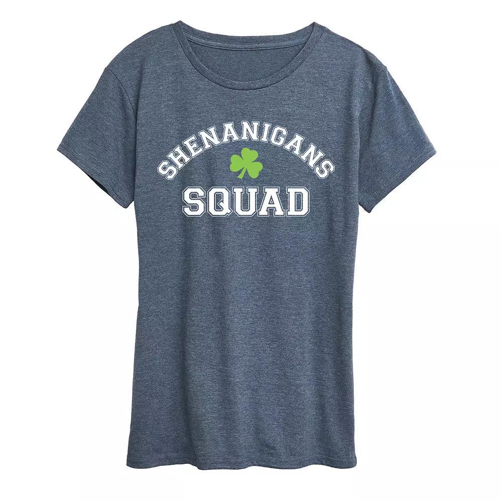 Women's Shenanigans Squad Graphic Tee, Size: XL, Black Product Image