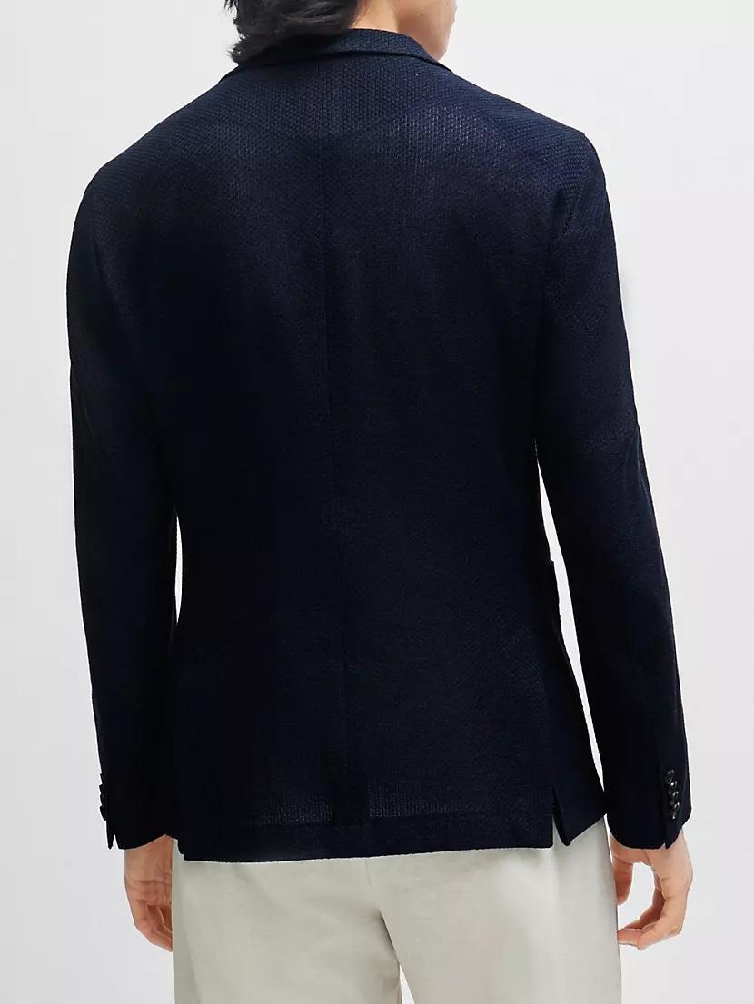Slim-Fit Jacket in Cotton Product Image