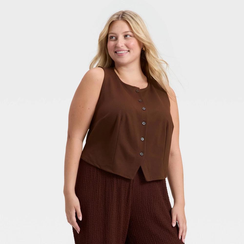Women's Ponte Vest - A New Day™ Product Image