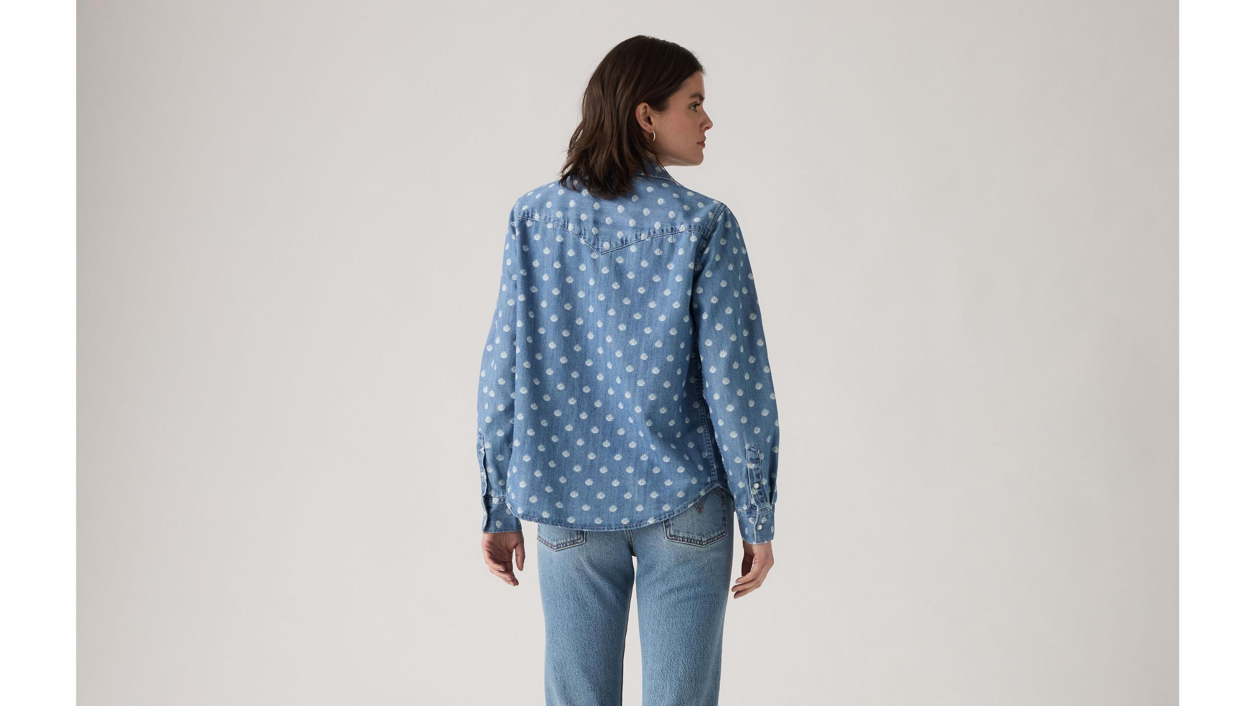 Iconic Western Denim Shirt Product Image