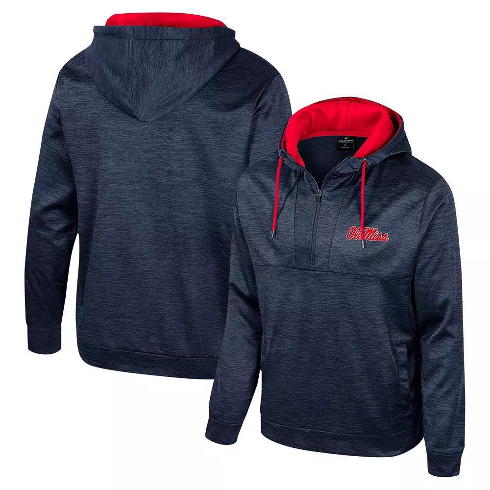 Men's Colosseum Black Ohio State Buckeyes Cypher Half-Zip Hoodie, Size: Medium Product Image