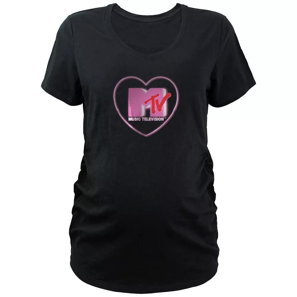 Disney's Hocus Pocus Title Logo Maternity Graphic Tee, Women's, Size: Large-Mat, Black Product Image