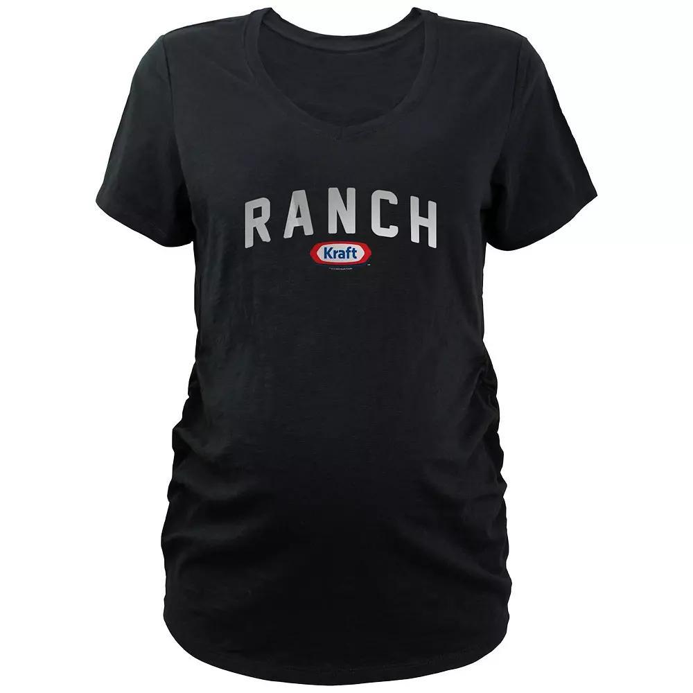 Maternity Kraft Ranch Graphic Tee, Women's, Size: Small-Mat, Black Product Image