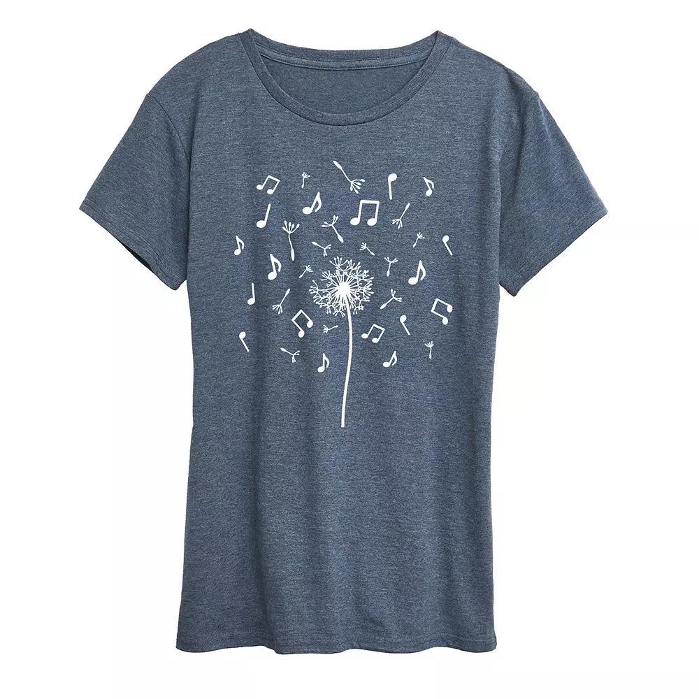 Womens Unapologetically Myself Graphic Tee, Girls Blue Product Image