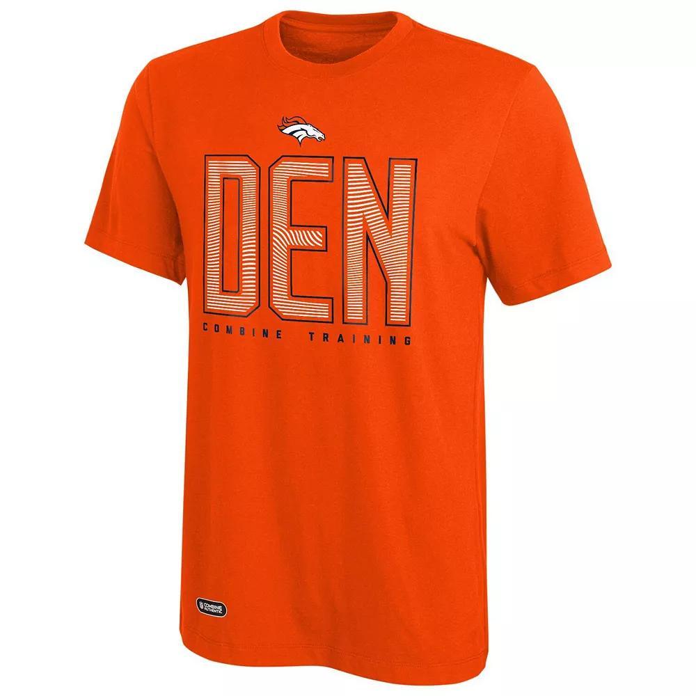 Men's Orange Denver Broncos Record Setter T-Shirt, Size: Large Product Image