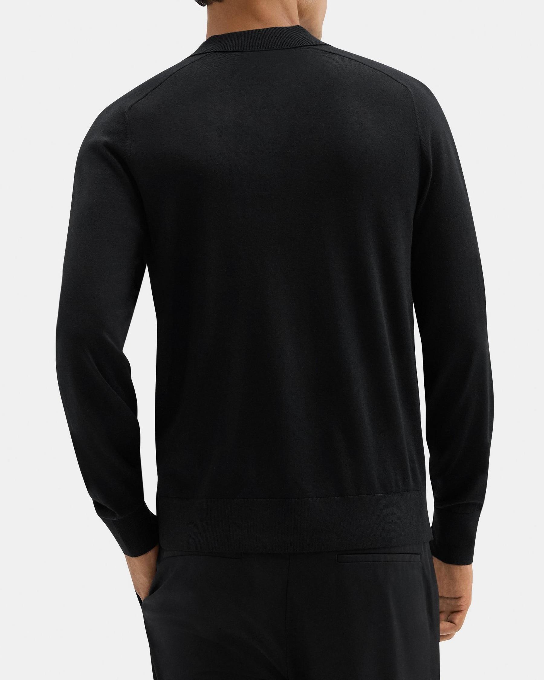 Polo Sweater in Merino Wool Product Image