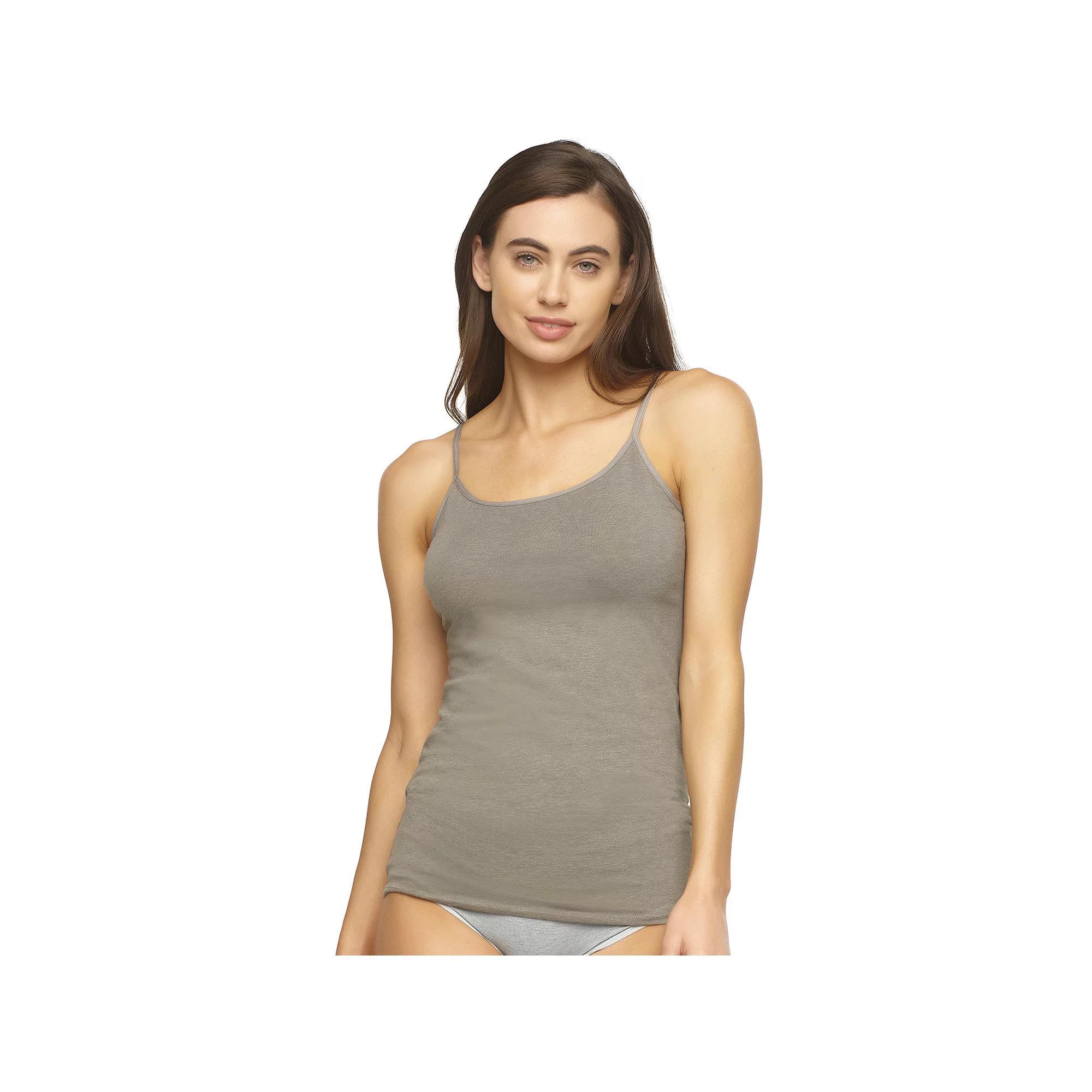 Women's Jezebel Cotton Camisole 830121, Size: XL, Grey Product Image