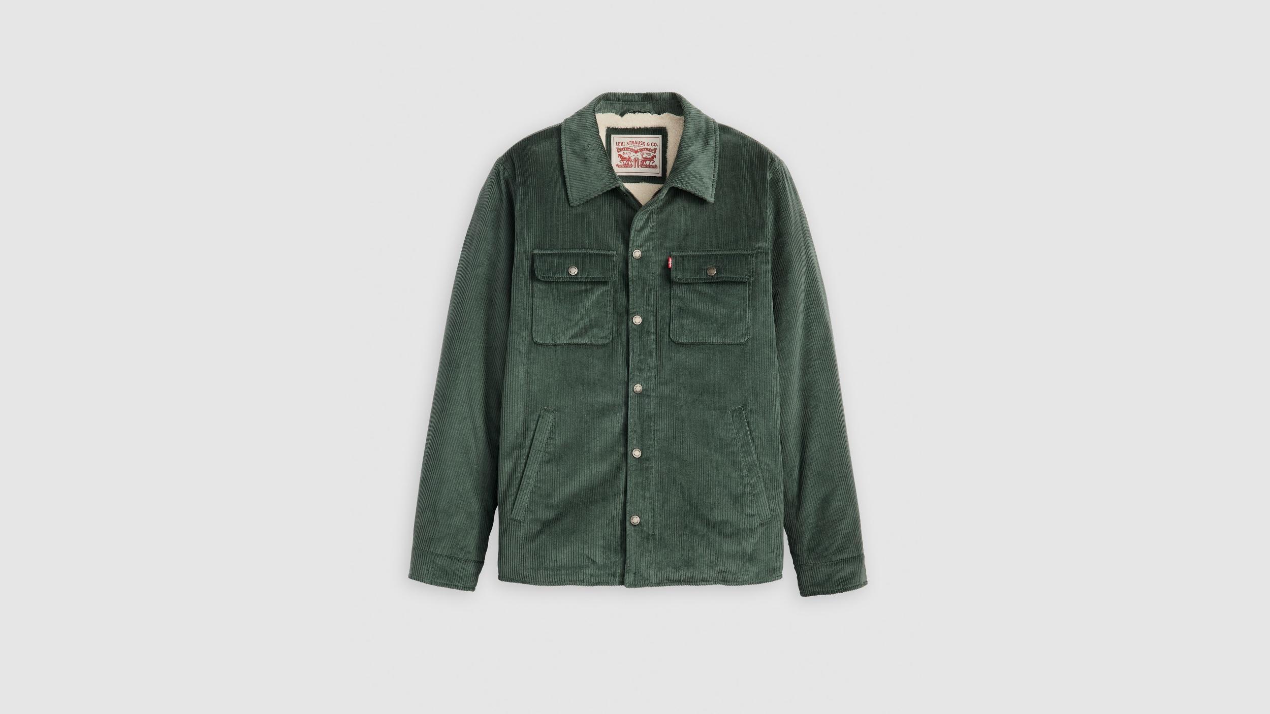 Sherpa Lined Corduroy Shacket Product Image