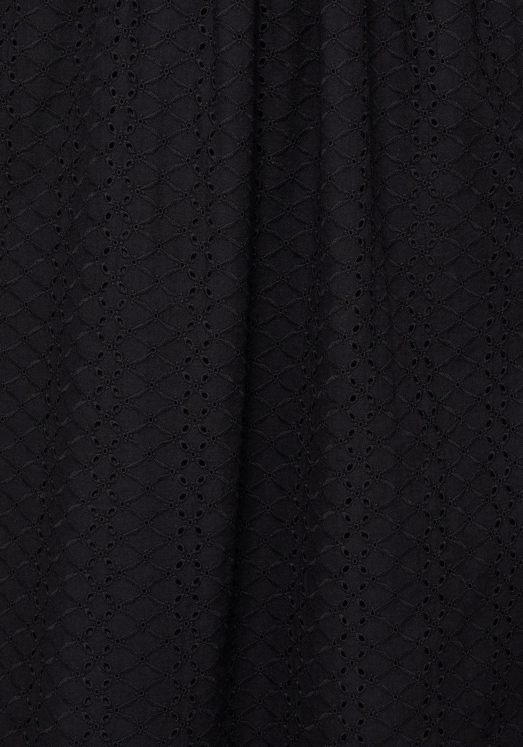 Euthymia Broderie Puff Sleeve Maxi Dress Product Image